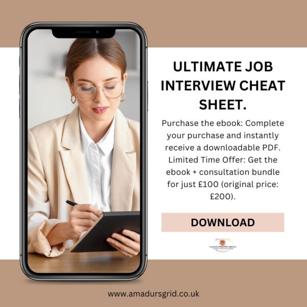 The Ultimate Job Interview Cheat Sheet + 1:1 Consultation